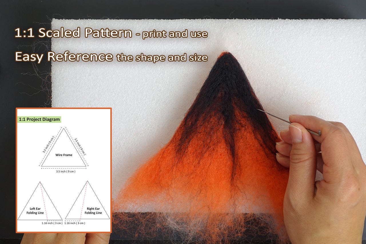PDF - Fox Ear Beret Tutorial + Pattern